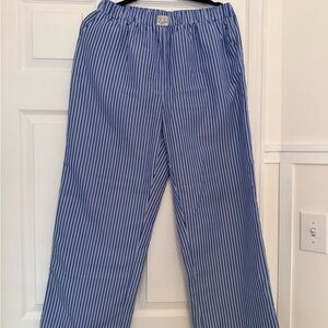Classic Blue Striped Boxer Pants